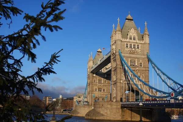 Híres Tower Bridge, London, Egyesült Királyság — Stock Fotó