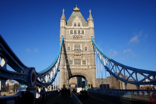 Slavný tower bridge, Londýn, Velká Británie — Stock fotografie