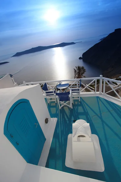 Santorini isla en Grecia — Foto de Stock