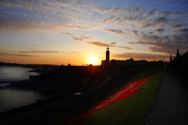 Famous Lighthouse in Plymouth, Devon, England clipart