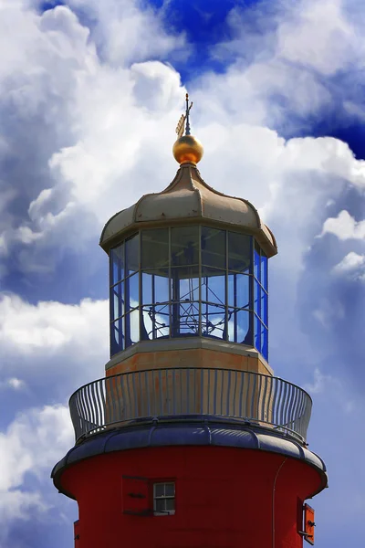 Colorful Lighthouse in Plymouth, Devon, England — Stock Photo, Image