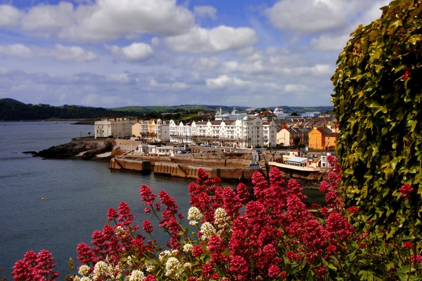 De stad Plymouth in devon, Engeland — Stockfoto