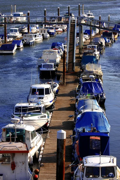 Marina, Barbakan w plymouth, Anglia — Zdjęcie stockowe