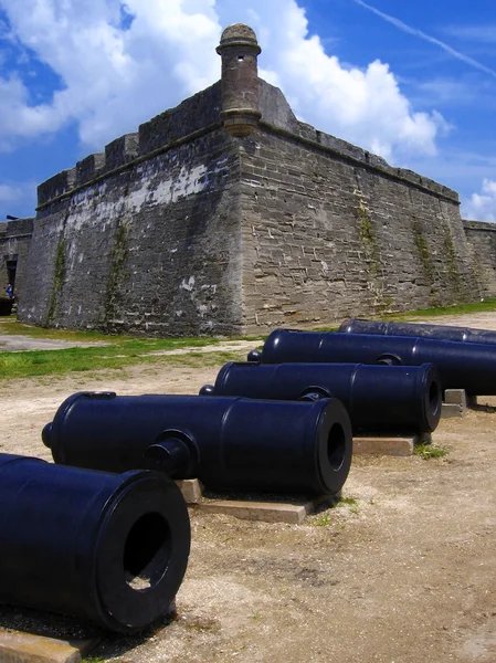 Fort Castillo de San Marcos a St. Augustine, Florida, Stati Uniti — Foto Stock