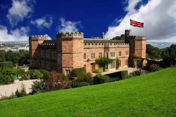 Eenglish castle, Mount Edgcumbe, Plymouth, Uk — Stock Photo, Image