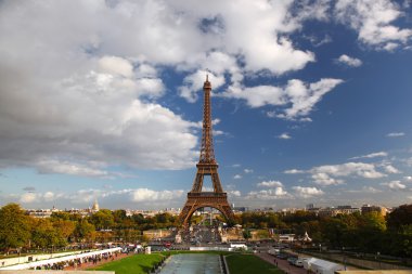 Eyfel Kulesi olan çeşmeler de paris, Fransa
