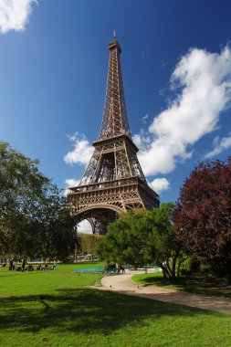 Eyfel Kulesi ile park, paris, Fransa