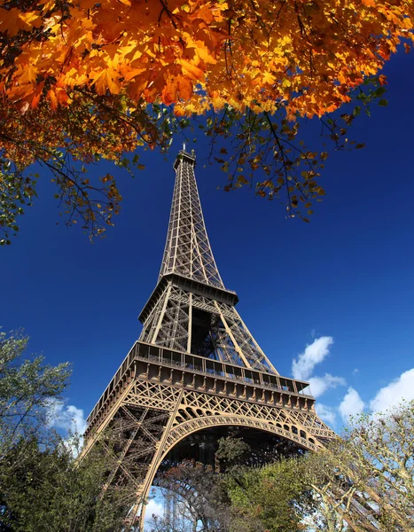 Eiffeltoren met park in Parijs, Frankrijk — Stockfoto