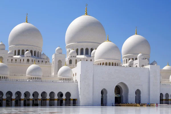 Sheikh Zayed Moschee in Abu Dhabi, Vereinigte Arabische Emirate, Naher Osten — Stockfoto