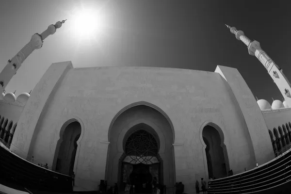 Mešita šejka Zayeda, abu dhabi, Spojené arabské emiráty, Středním východě — Stock fotografie