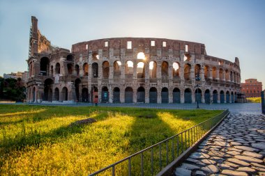 Colosseum bahar süre boyunca, Roma, İtalya