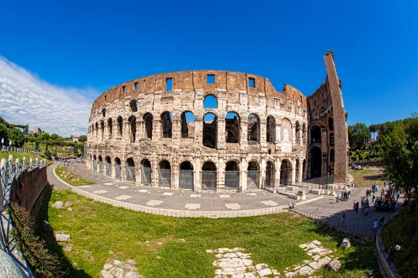 Coliseu durante a primavera, Roma, Itália — Fotografia de Stock