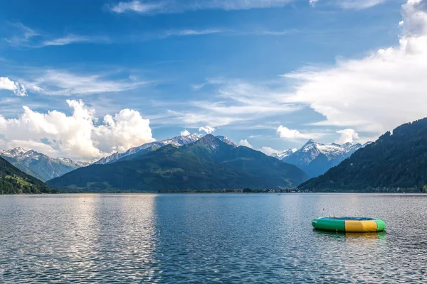 Ville Zell See Dans Région Zell See Kaprun Alpes Autrichiennes — Photo