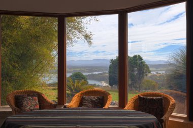 Salon odası iç county bir evde. NSW. Avustralya