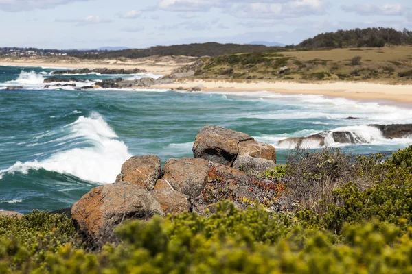 Kusten landskap. bingie (nära morua). NSW. Australien — Stockfoto