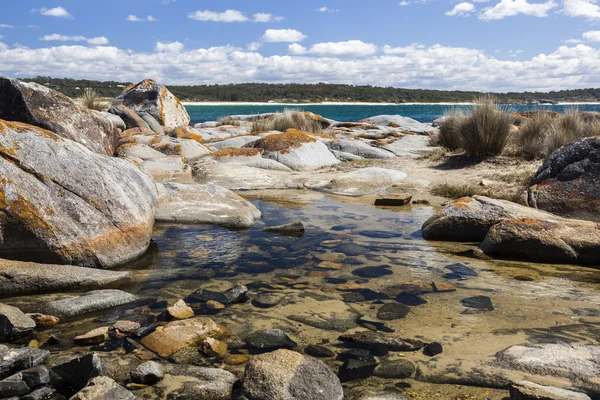 Piscina de rocas cerca de Bingi Bingi pount. Bingie (cerca de Morua). NSW. Aus. —  Fotos de Stock