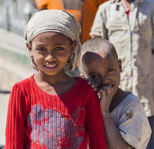 Ethiopian children. Hirna. Ethiopia. — Stock Photo, Image