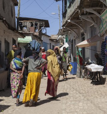 Harar, Etiyopya - 24 Aralık 2013: anci tanımlanamayan kişi