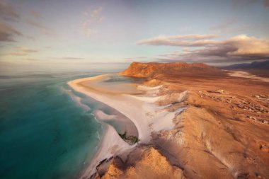 Yemen, Socotra 'nın batı ucundaki Detwah Lagoon, Kasım 2021' de çekildi.