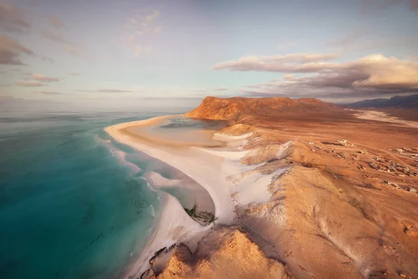 Detwah Λιμνοθάλασσα Δυτικό Άκρο Της Socotra Υεμένη Που Ελήφθη Τον — Φωτογραφία Αρχείου