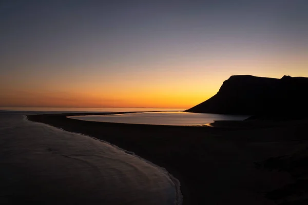 Solnedgång Över Detwah Lagoon Socotra Jemen Togs November 2021 Efter — Stockfoto
