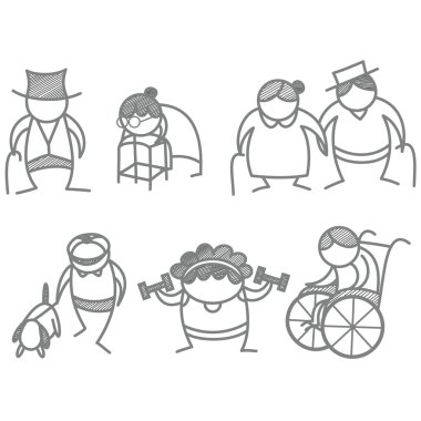 yaşlı yaşlanma kişi