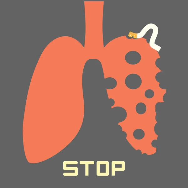 Deja de fumar — Archivo Imágenes Vectoriales
