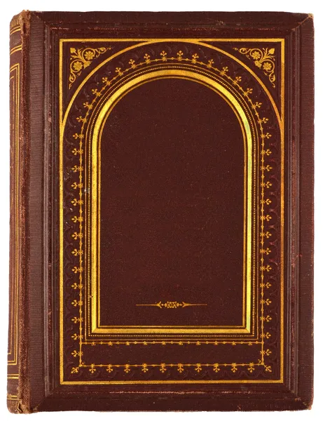 Altes Buch mit vergoldetem Ornament — Stockfoto