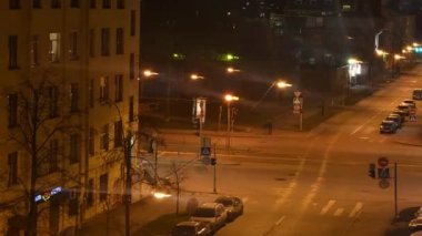 gece trafik zaman atlamalı