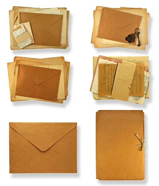 Collection of old papers — Stock Photo, Image