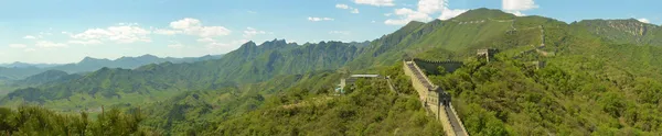 Panorama da Grande Muralha da China — Fotografia de Stock