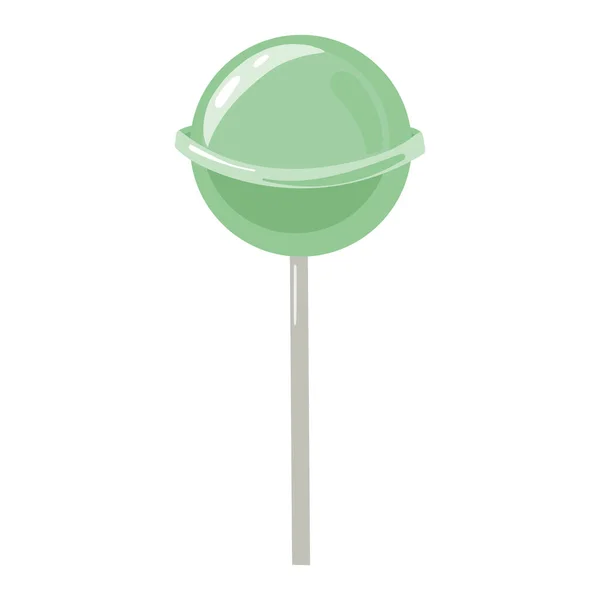 Vector Lollypop Brillante Aislado Sobre Fondo Blanco — Archivo Imágenes Vectoriales