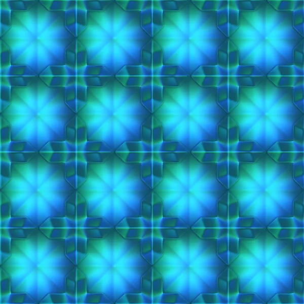 Blue crystal patten — Stock Photo, Image