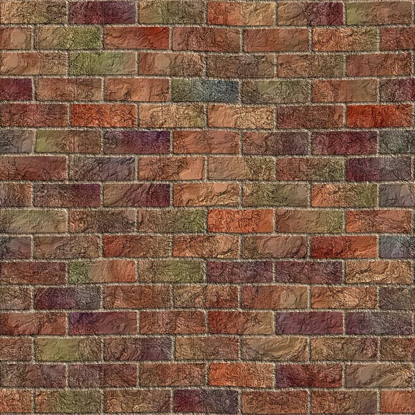 多色の石の壁 — ストック写真