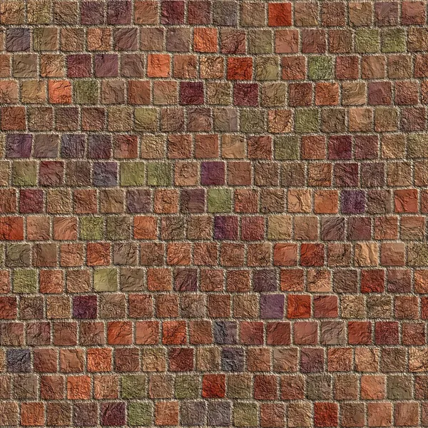 Многоцветная каменная стена — стоковое фото