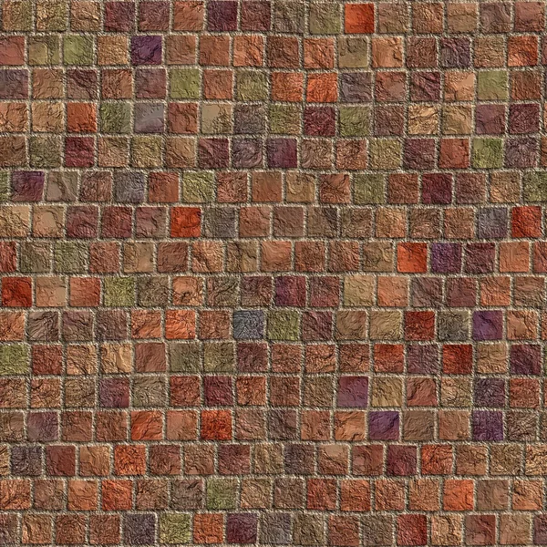 Çok renkli taş duvar — Stok fotoğraf