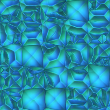 masmavi kristal. Dikişsiz doku.