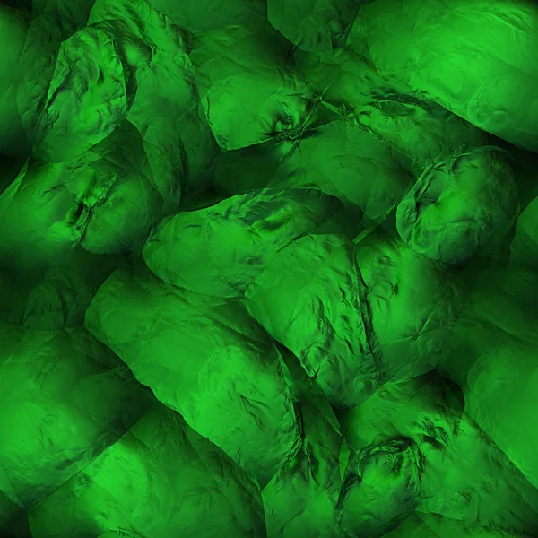 Drsný Smaragdový krystal. bezešvá textura. — Stock fotografie