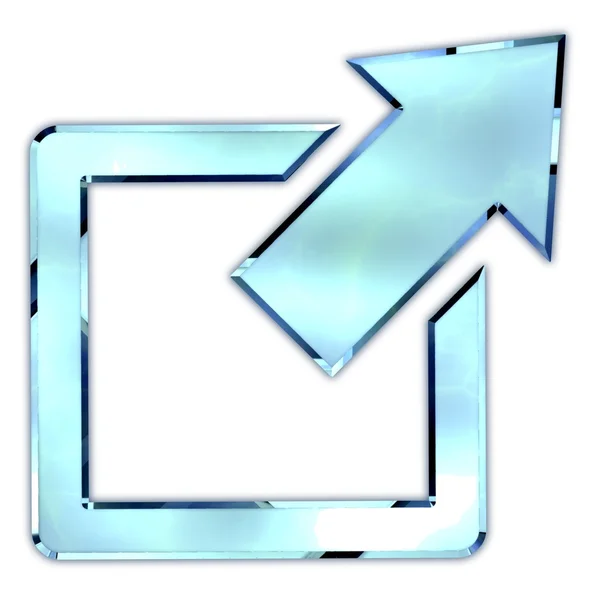 Exit icon — Stock Photo, Image