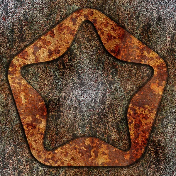 Estrella oxidada . —  Fotos de Stock