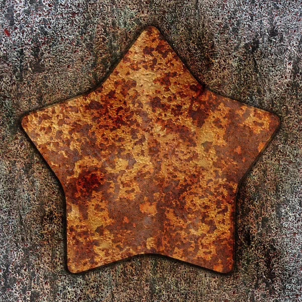 Σκουριασμένο αστέρι — Φωτογραφία Αρχείου