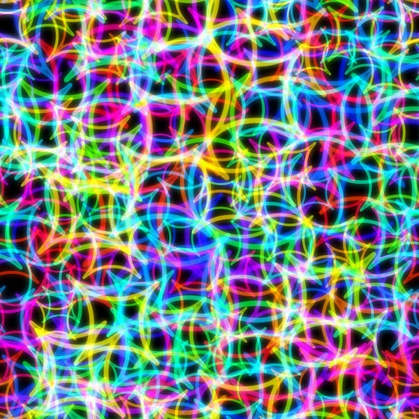 Bezešvé pozadí abstraktní neon — Stock fotografie