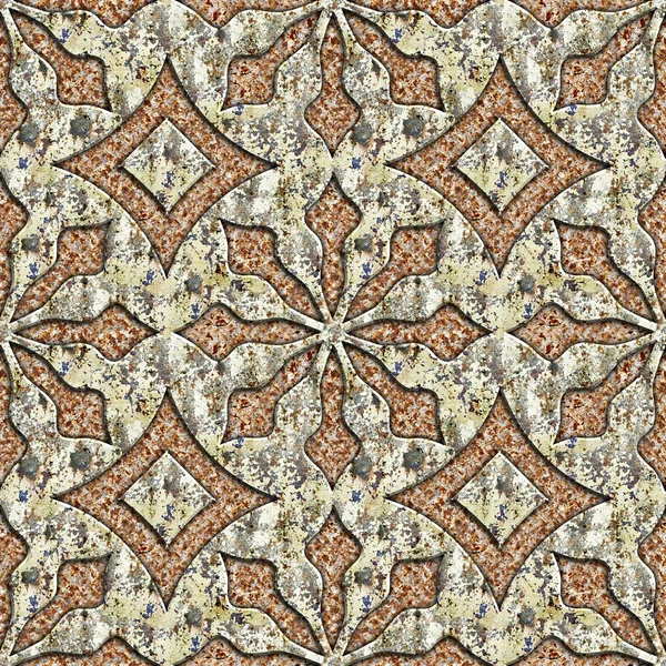 Grunge pattern metallico — Foto Stock