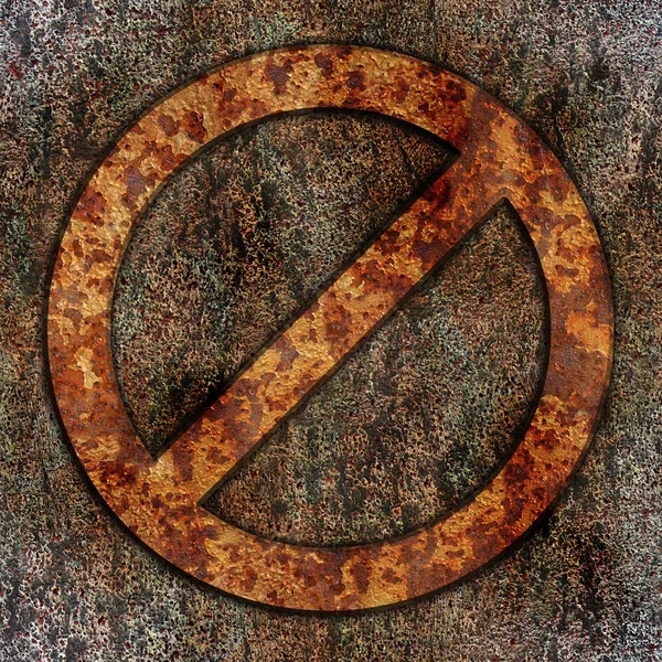 Not allowed sign — Stock Photo, Image