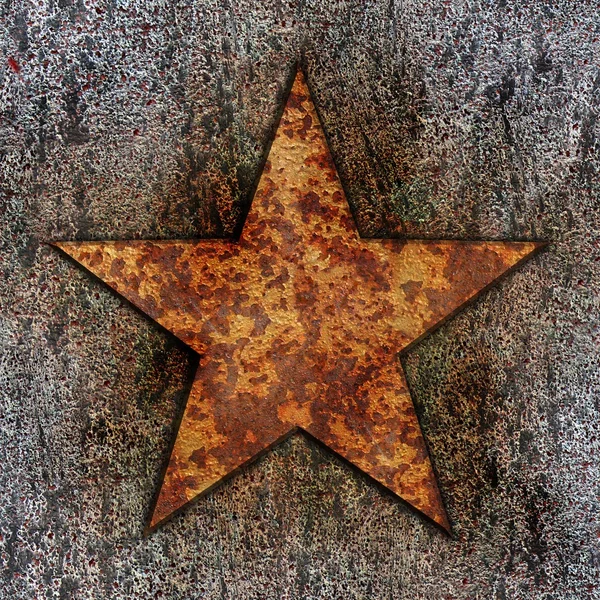 Star. Grunge image. — Stock Photo, Image