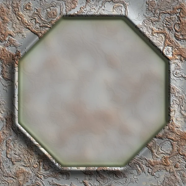 Grunge metal frame — Stock Photo, Image