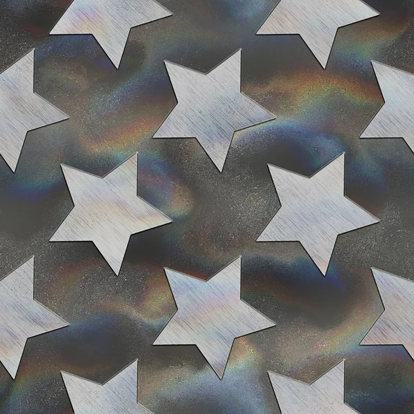 Estrella. Patrón de cristal — Foto de Stock