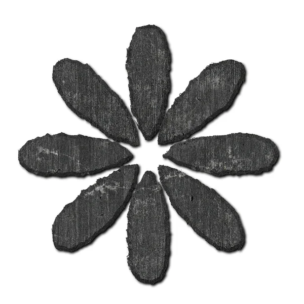 Blume. Steinsymbol — Stockfoto