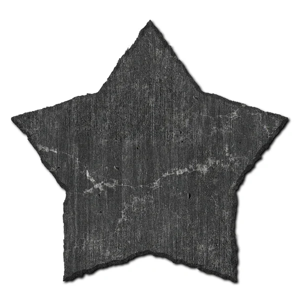 Каменная звезда — стоковое фото