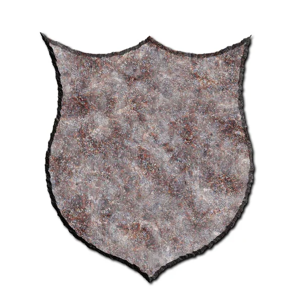 Ржавый щит — стоковое фото